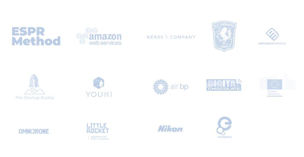 Logos of organisations Panagiotis Kyrou has worked with